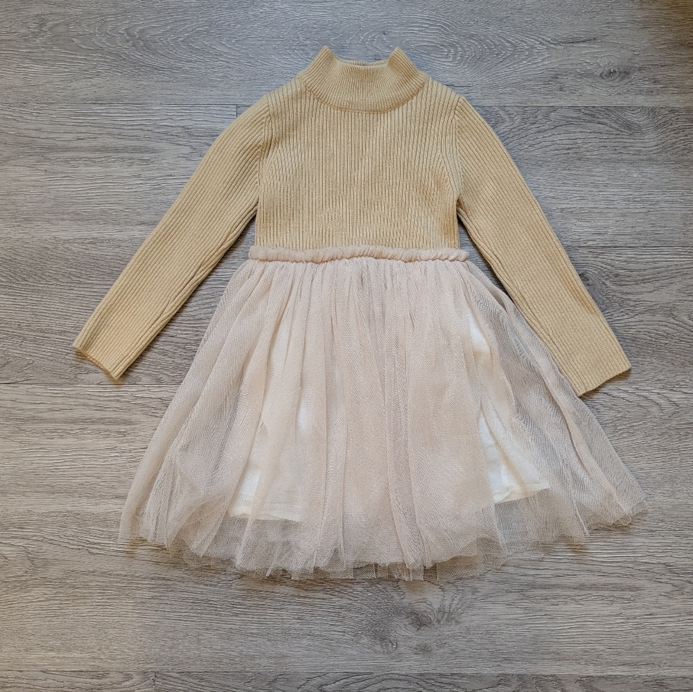 Donsje Amsterdam Lotus Dress Biscuit 2-3y